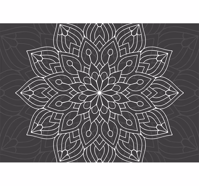Store enrouleur chambre motif lignes fines unique - TenStickers