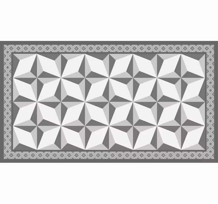 Store enrouleur gris motif géométrique "margot" - TenStickers