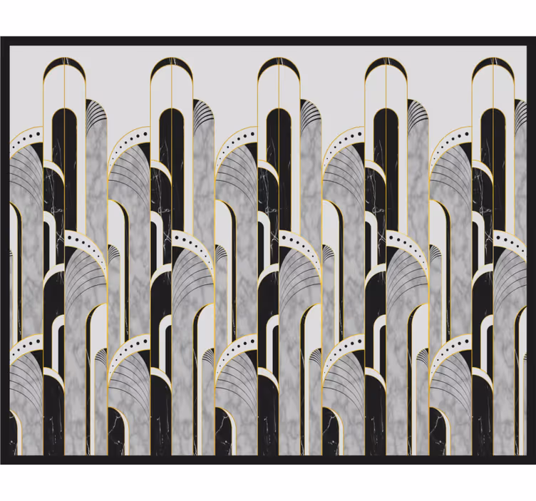 Store enrouleur gris noir - TenStickers