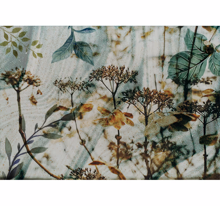 Store enrouleur chambre flora botanique - TenStickers