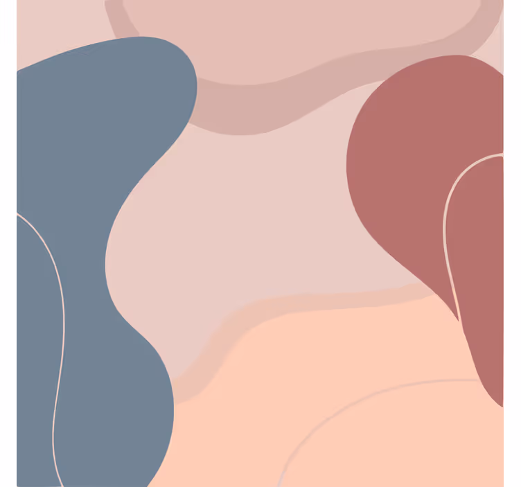 Store enrouleur salon couleurs douces murales - TenStickers