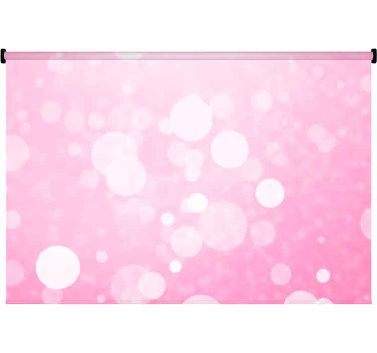 Store enrouleur chambre lumières bokeh roses - TenStickers