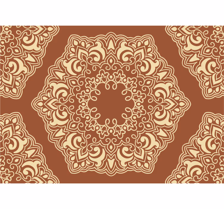 Store enrouleur chambre style russe beige antique - TenStickers