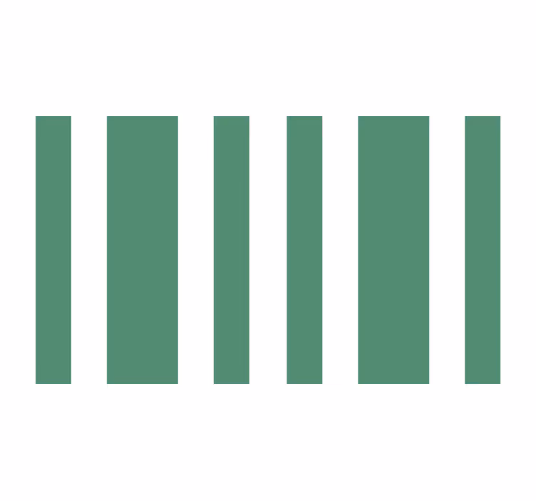 Store enrouleur chambre rayures vert pistache et blanc - TenStickers