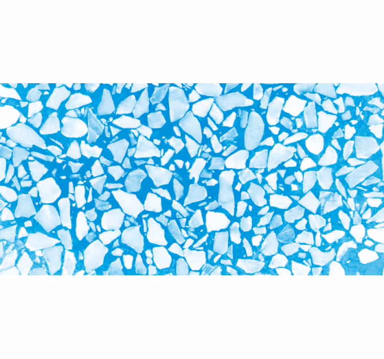 Store enrouleur chambre terrazzo aquarelle bleue - TenStickers