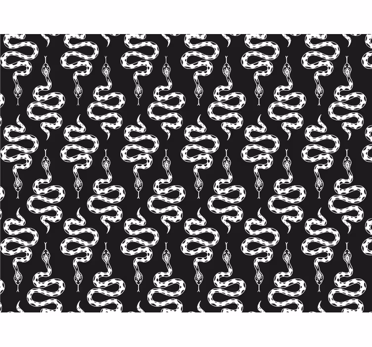 Store enrouleur chambre motif serpents - TenStickers