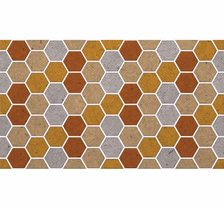 Store enrouleur chambre motif alvéolé - TenStickers