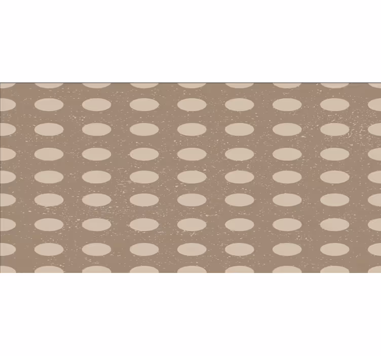Store enrouleur chambre motif cercles bruns géométriques - TenStickers