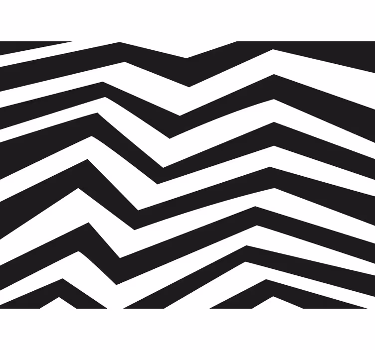 Store enrouleur chambre motif zig zag - TenStickers