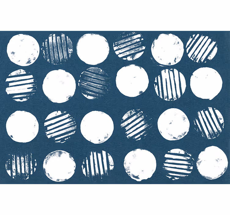 Store enrouleur chambre design nordique tache blanc - TenStickers