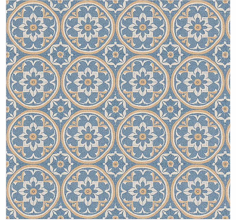 Store enrouleur salon style azulejo mat - TenStickers