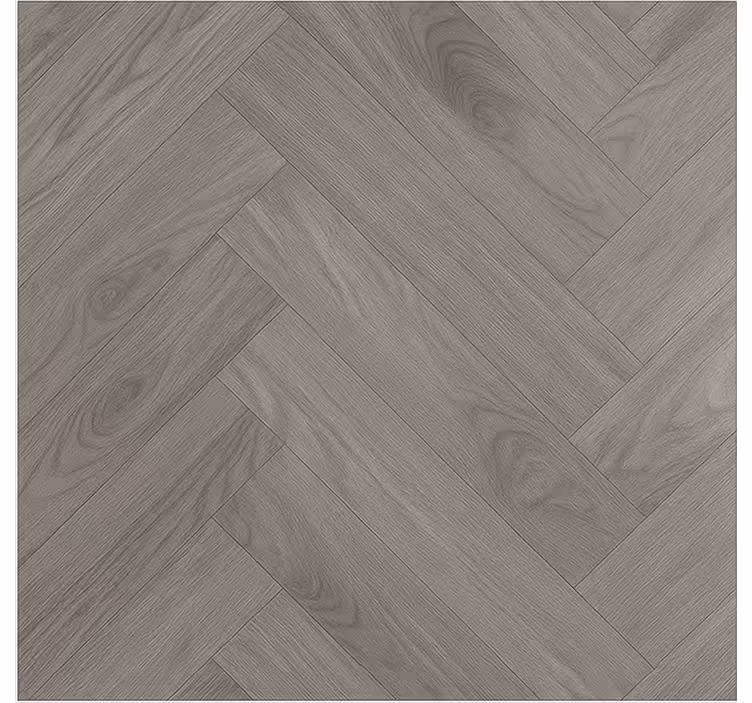Store enrouleur salon motif chevrons taupe woodward - TenStickers