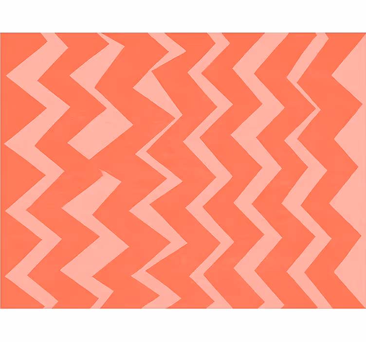Store enrouleur salon motif zigzag rose - TenStickers
