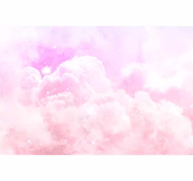 Store enrouleur pour chambre enfant ciel rose - TenStickers