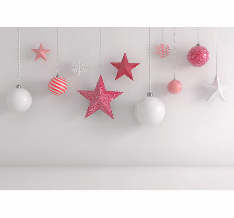 Store enrouleur pour chambre enfant ballons roses - TenStickers