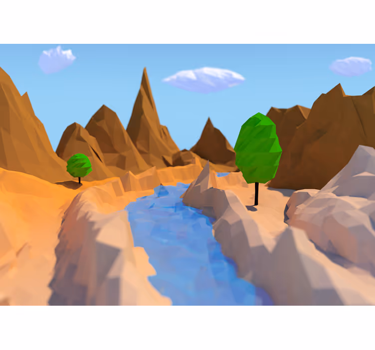 Store enrouleur pour chambre enfant illustration 3d nature - TenStickers