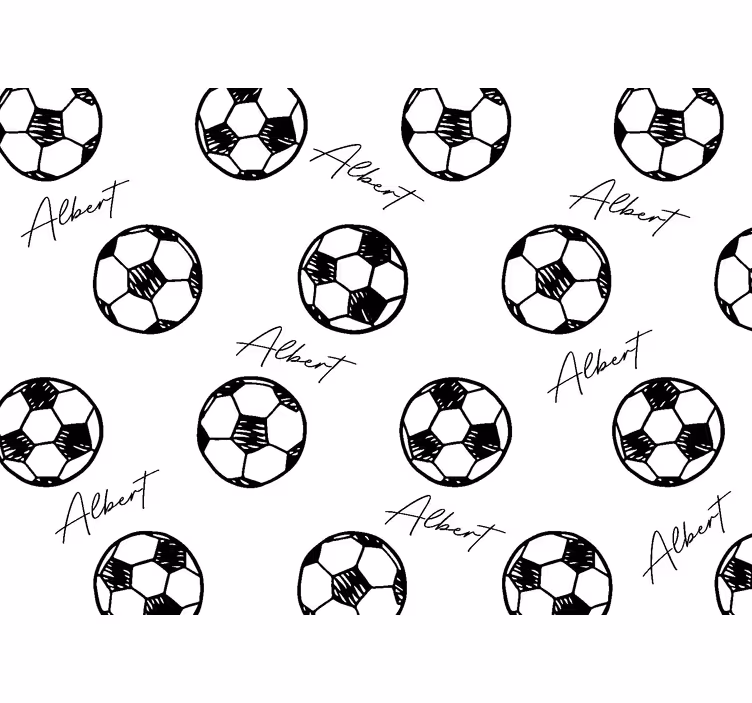 Store enrouleur pour chambre enfant football personnalisé - TenStickers
