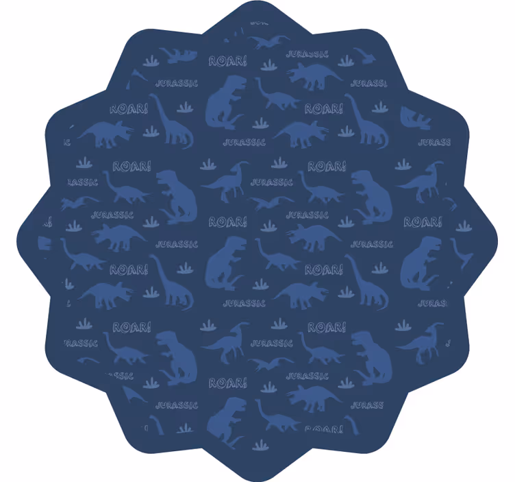 Store enrouleur pour chambre enfant motif dinosaures bleu - TenStickers