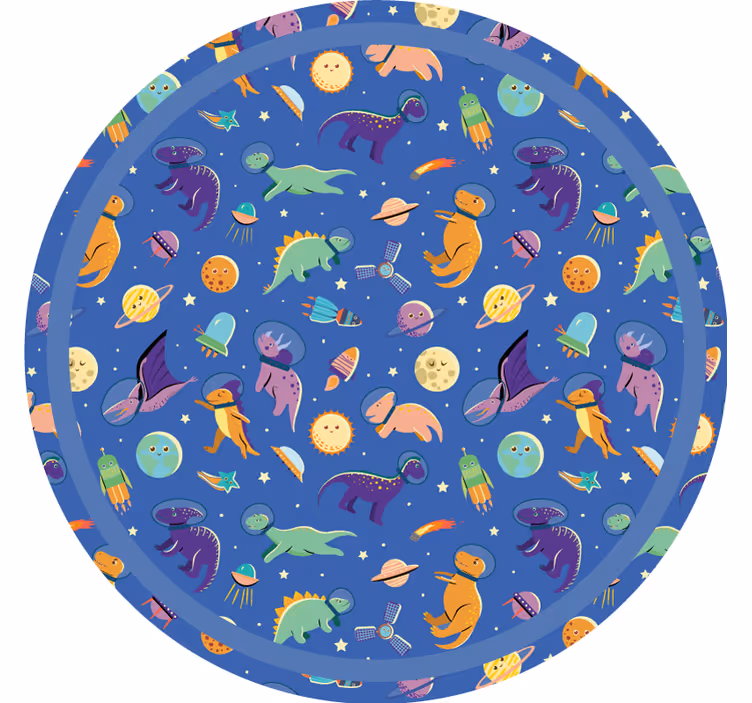Store enrouleur pour chambre enfant motif dinosaures espace - TenStickers