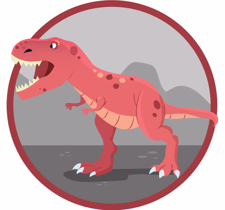 Store enrouleur pour chambre enfant t-rex rugissant - TenStickers