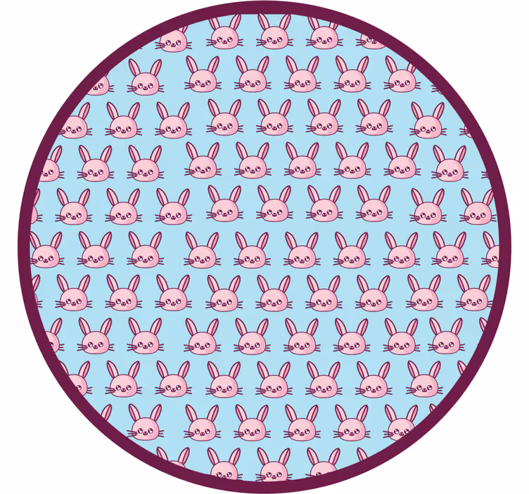 Store enrouleur pour chambre enfant lapins animés - TenStickers