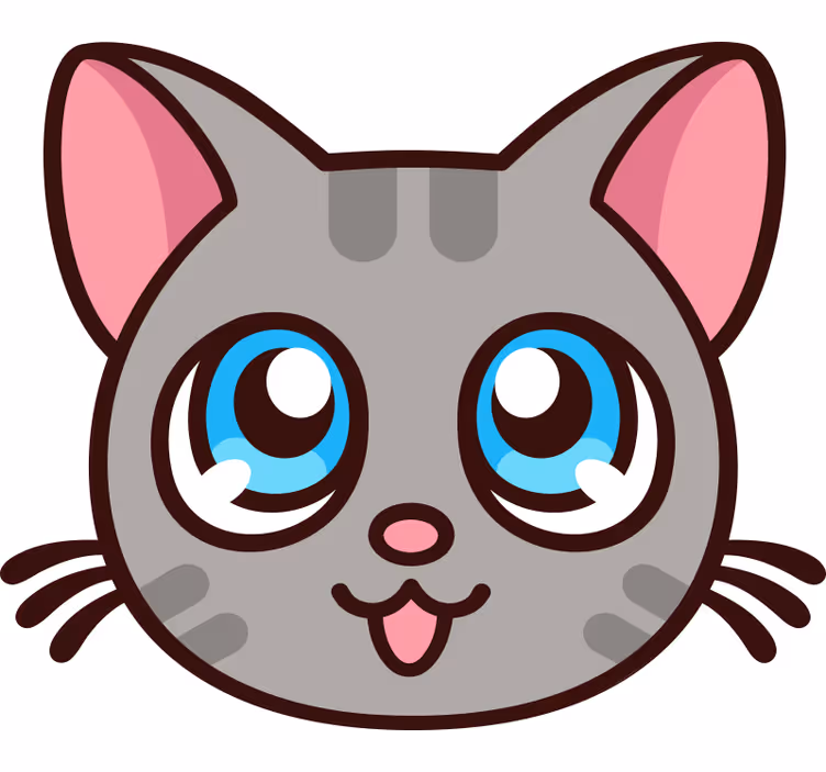 Store enrouleur pour chambre enfant chat mignon - TenStickers