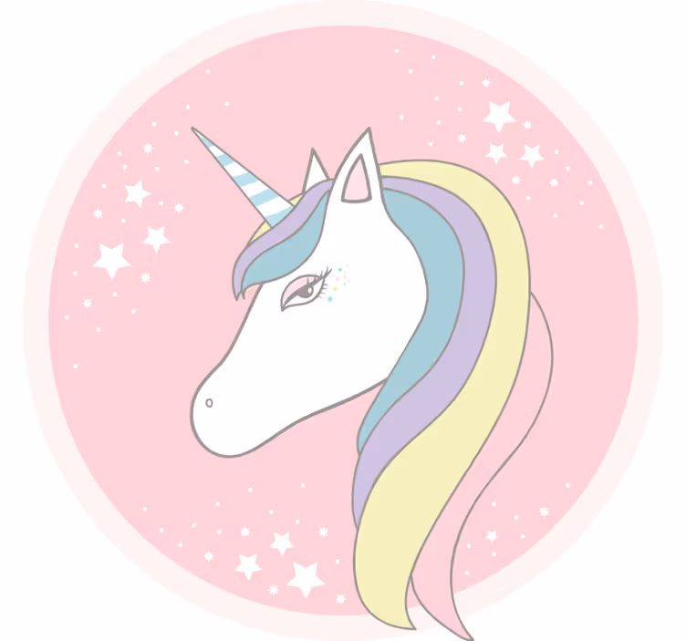 Store enrouleur pour chambre enfant licorne fabuleuse - TenStickers