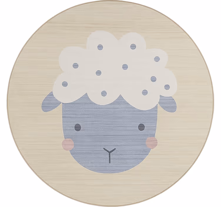 Store enrouleur pour chambre enfant mouton beige - TenStickers