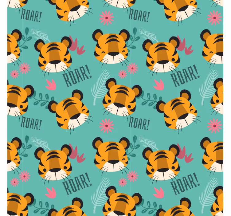 Store enrouleur pour chambre enfant tigres - TenStickers