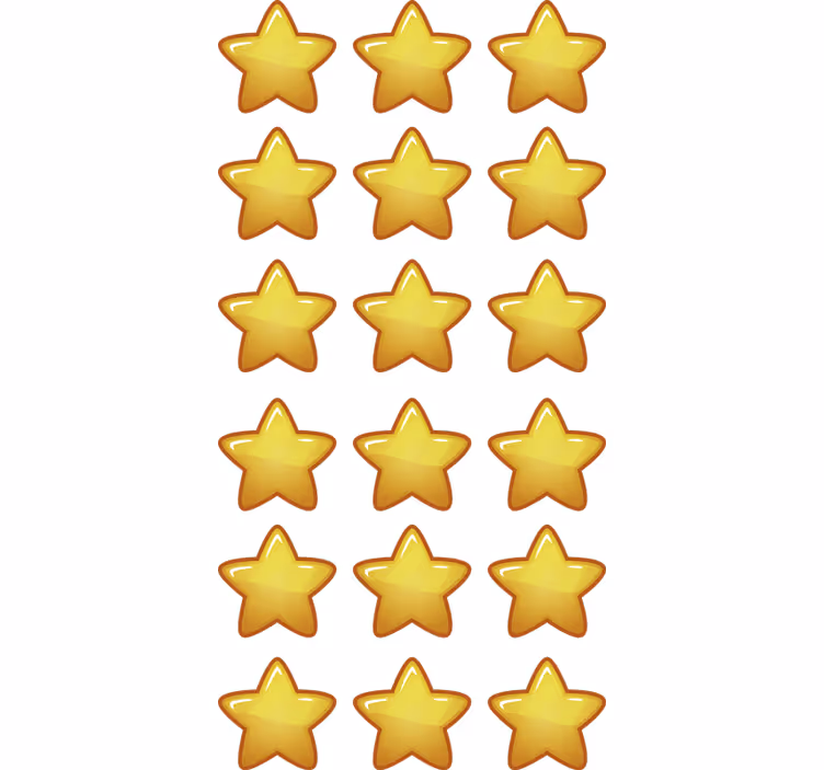 Store enrouleur pour chambre enfant étoiles géométriques - TenStickers