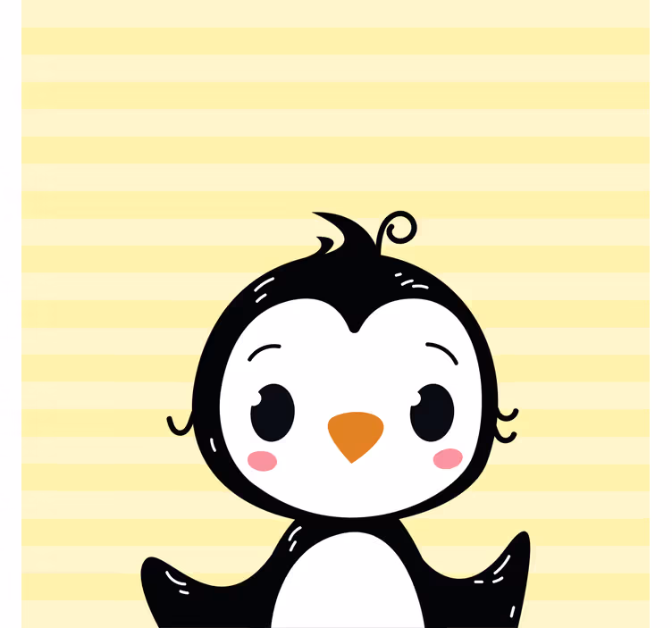 Store enrouleur pour chambre enfant pingouin mignon - TenStickers