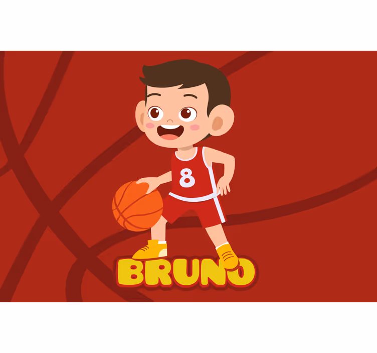 Store enrouleur pour chambre enfant joueur de basket - TenStickers