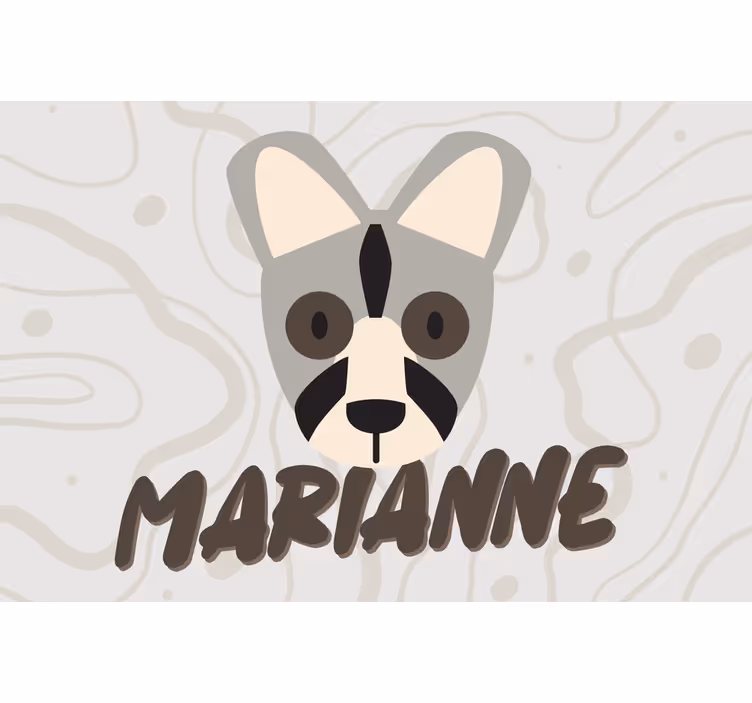 Store enrouleur pour chambre enfant genette - TenStickers