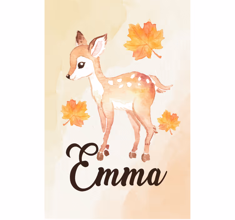 Store enrouleur pour chambre enfant chevreuil - TenStickers