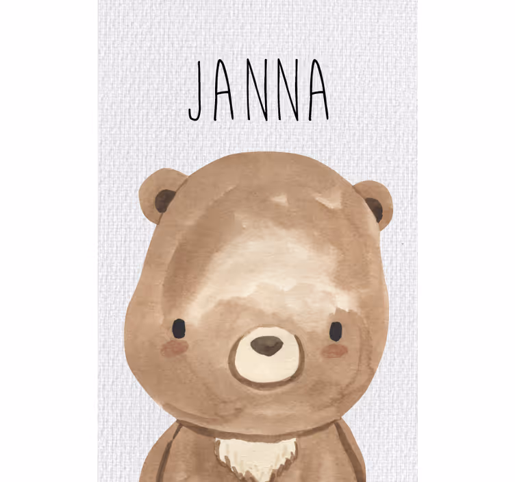 Store enrouleur pour chambre enfant ours des bois - TenStickers