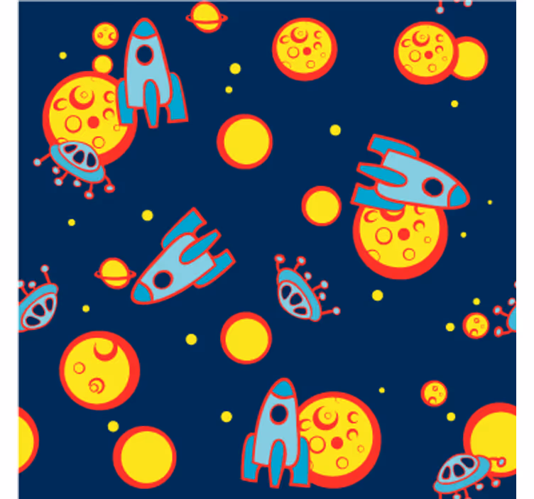 Store enrouleur pour chambre enfant cosmos - TenStickers