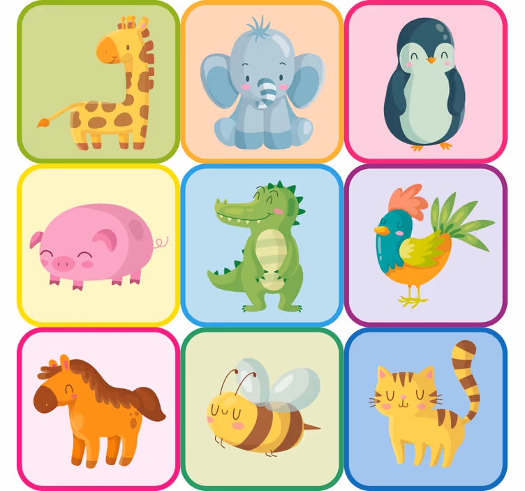 Store enrouleur pour chambre enfant animal - TenStickers