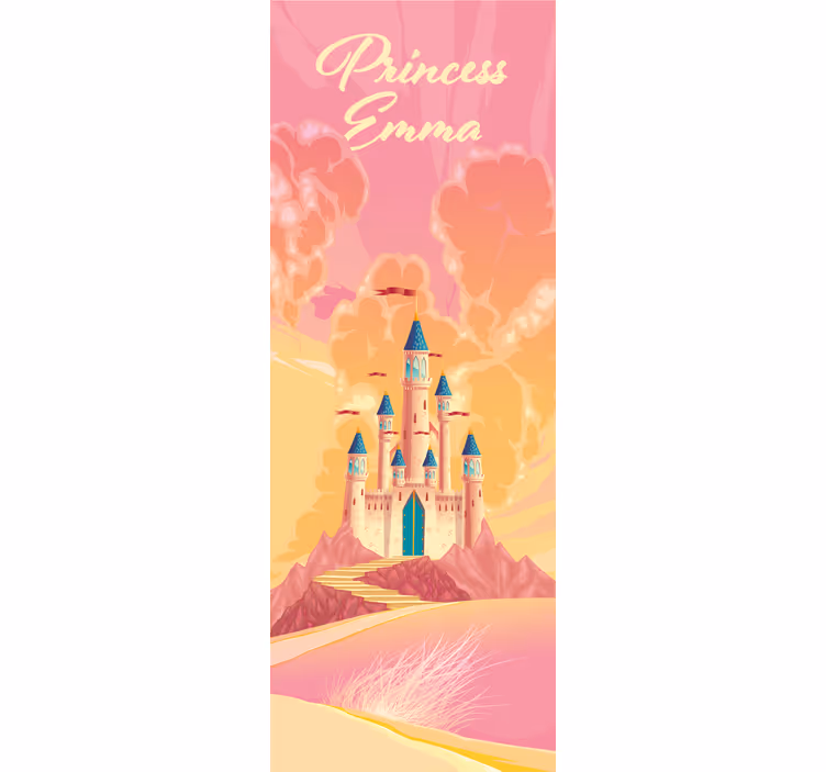 Store enrouleur pour chambre enfant château féérique 3d - TenStickers
