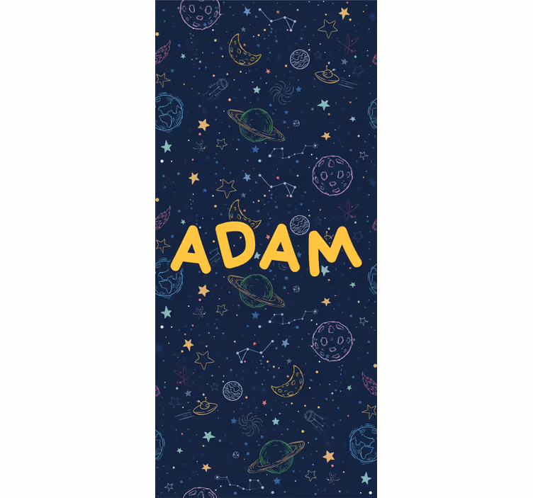 Store enrouleur pour chambre enfant planètes dans l'espace - TenStickers