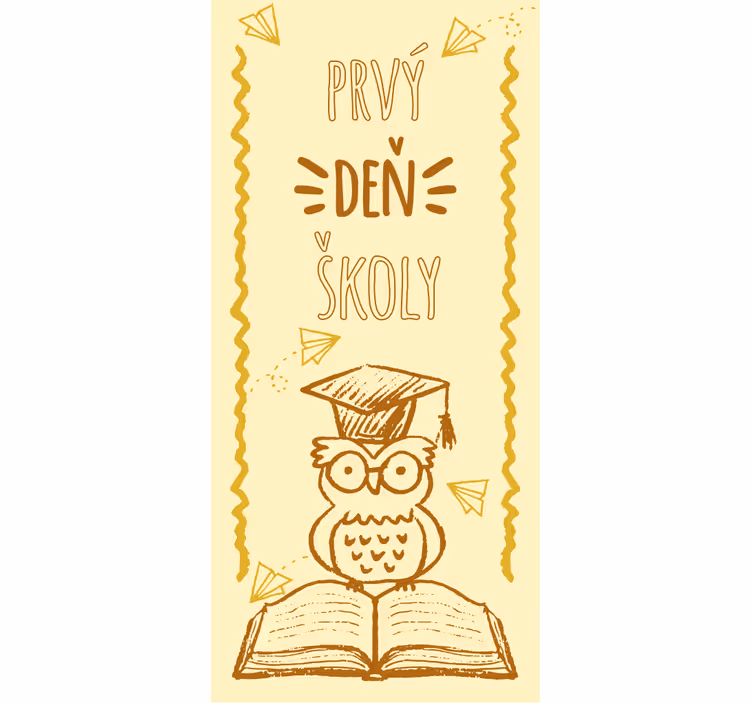 Store enrouleur pour chambre enfant design rentrée scolaire - TenStickers