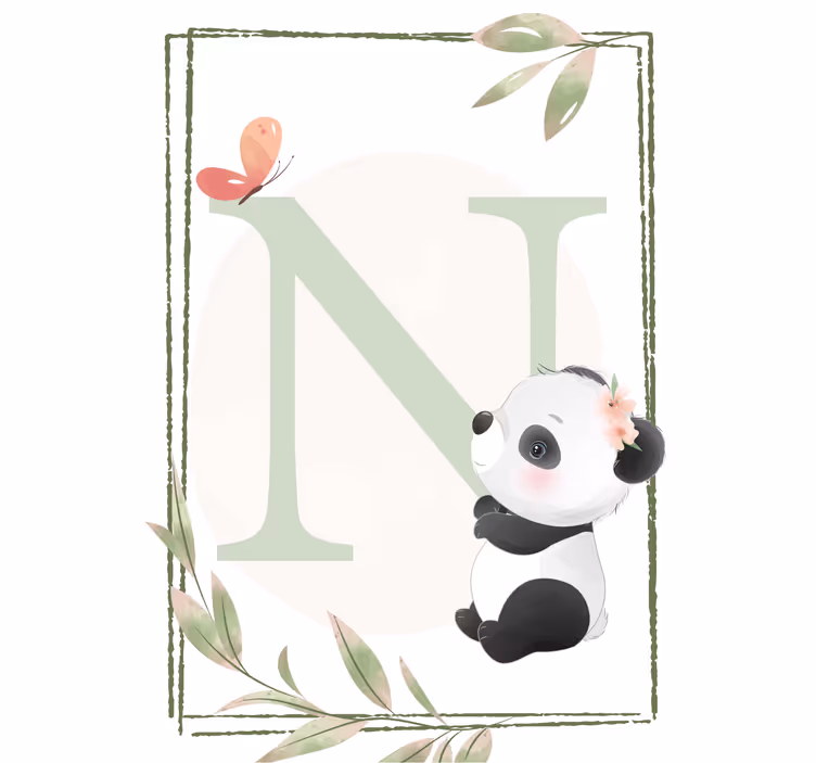 Store enrouleur pour chambre enfant panda mignon - TenStickers