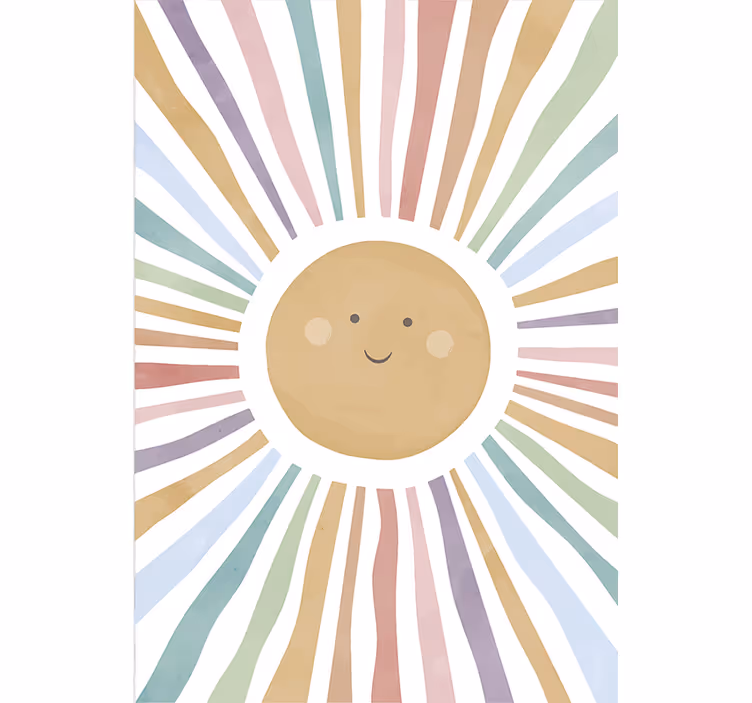 Store enrouleur pour chambre enfant soleil joyeux - TenStickers
