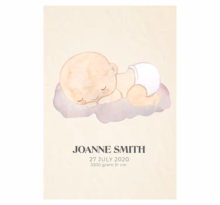 Store enrouleur pour chambre enfant amour bébé - TenStickers