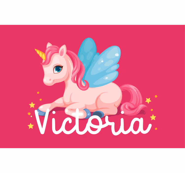 Store enrouleur pour chambre enfant licorne rose amusante - TenStickers