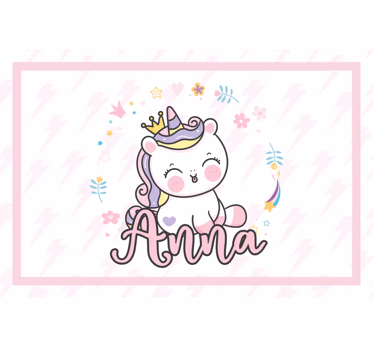 Store enrouleur pour chambre enfant licorne mignonne - TenStickers
