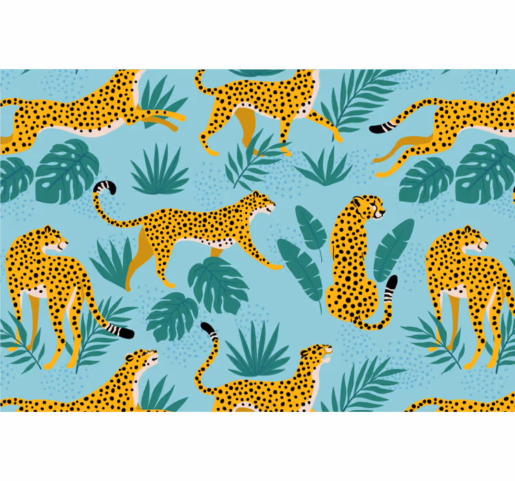 Store enrouleur pour chambre enfant safari léopard - TenStickers