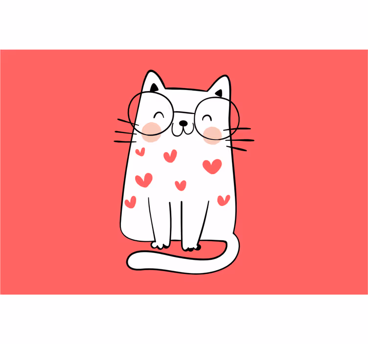 Store enrouleur pour chambre enfant chat souriant - TenStickers