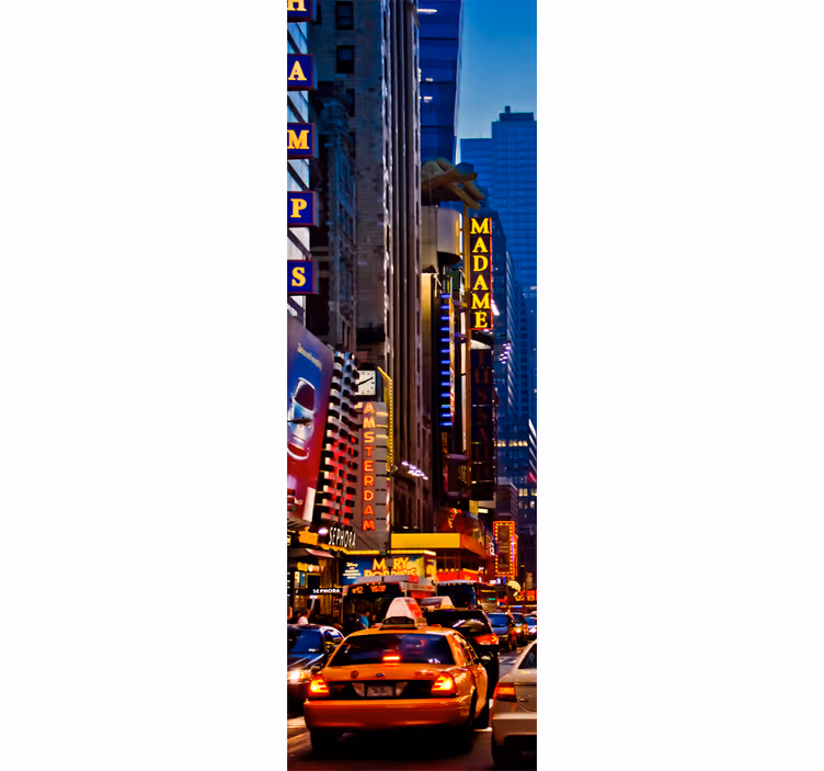 Store enrouleur cuisine décoratif frigo times square - TenStickers