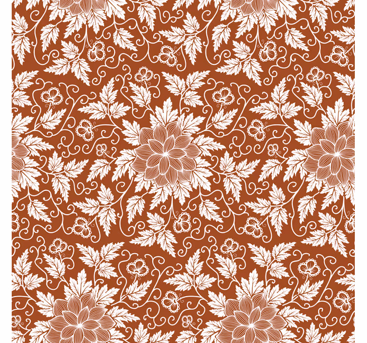 Store enrouleur cuisine carreaux paisley floral - TenStickers