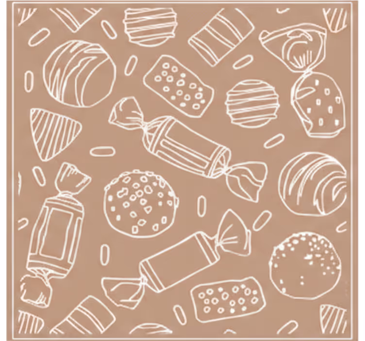 Store enrouleur cuisine caramel azulejo - TenStickers
